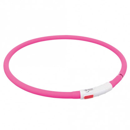 Trixie Flits lichtring USB van silicone - rood
