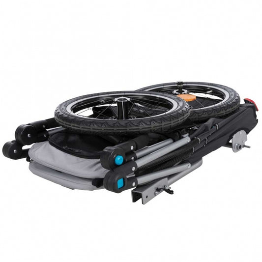 Trixie fietskar voor honden - grijs/zwart - M