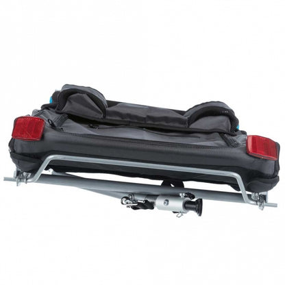 Trixie fietskar voor honden - grijs/zwart - S