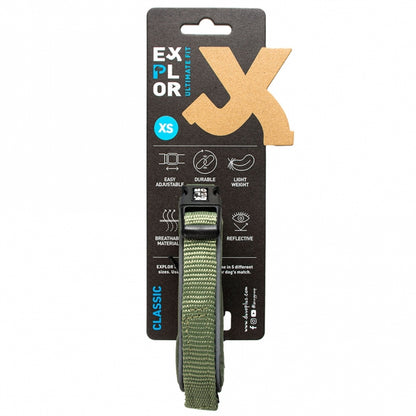 Duvoplus EXPLOR Ultimate Fit Comfy Halsband Classic - Undercover Green - XS - 30-33cm