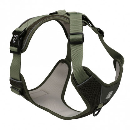 Duvoplus - EXPLOR Ultimate Fit - No-Pull- Harnas - Undercover Green - XS - 28-37cm - 32-43cm