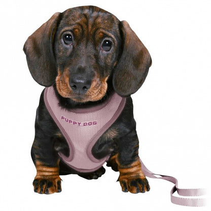 Trixie Junior Puppy-Softtuig met Lijn - lichtgrijs