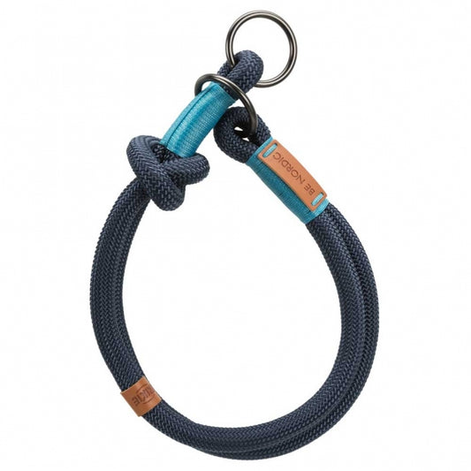 Trixie BE NORDIC - Half slip Halsband met stop - Donker Blauwe - 50 cm
