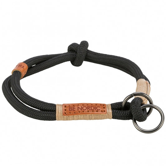Trixie BE NORDIC Trek-Stop Halsband - zwart - 50 cm