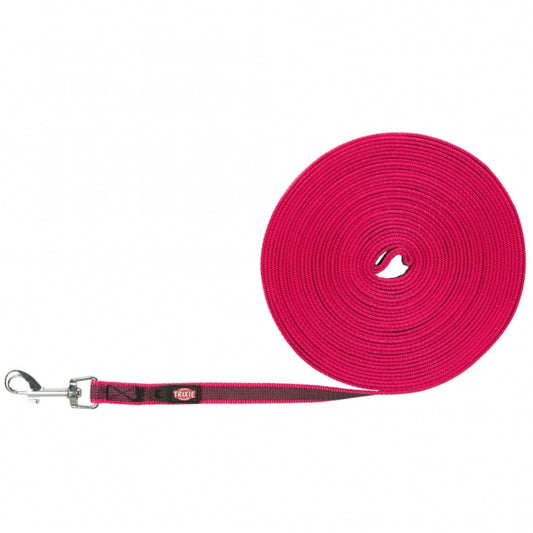 Trixie sleep-lijn - gegummeerd - fuchsia - 15 m/15 mm