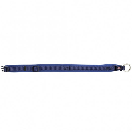 Trixie - Premium Halsband - Extra brede neopreen vulling - indigo/koningsblauw - 56-62 cm/25 mm