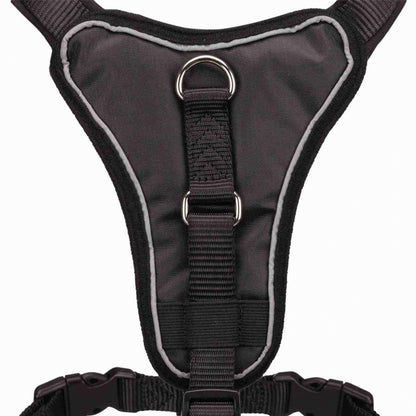 Trixie Premium Y-Tuig - zwart - 42-50 cm / 15 mm