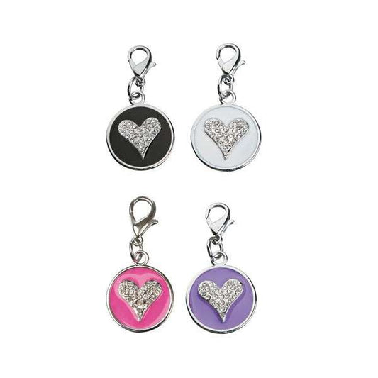 Trixie Sieraad-Hanger Cirkel met Hartje met Strass