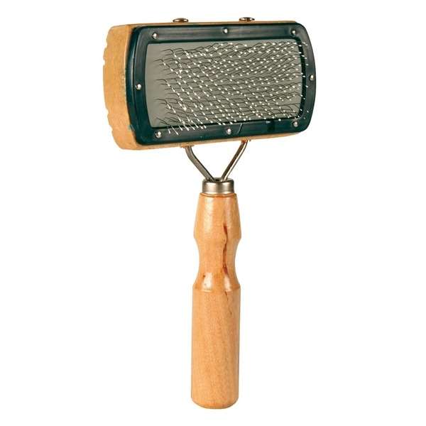 Trixie houten borstel enkelzijdig - 18 x 10 cm