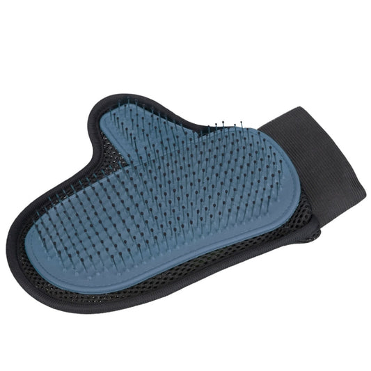 Trixie - verzorgingshandschoen met metalen borstelharen