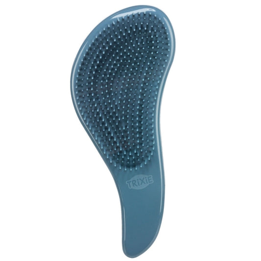 Trixie zachte borstel - zwart/blauw