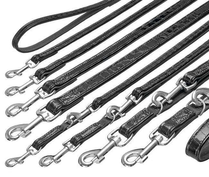Karlie BUFFALO KROKO Buffelleren Lijn - Zwart - 18 mm, 100 cm