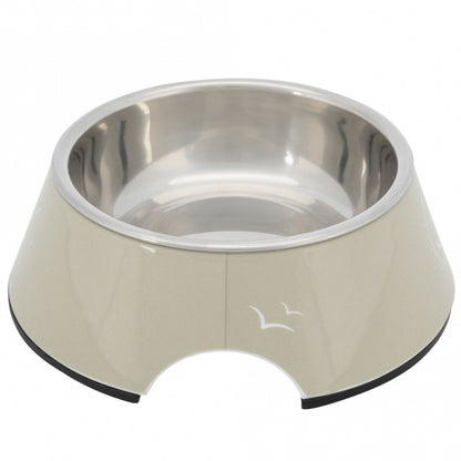 Trixie BE NORDIC kom van melamine en roestvrij staal - zand - 0,2 l/ø 14 cm