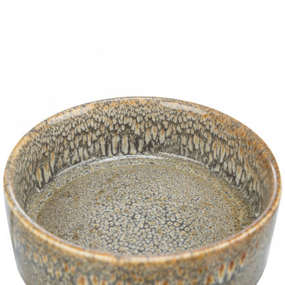 Trixie keramische kom met patroon - bruin - 0,4 l/ø 13 cm