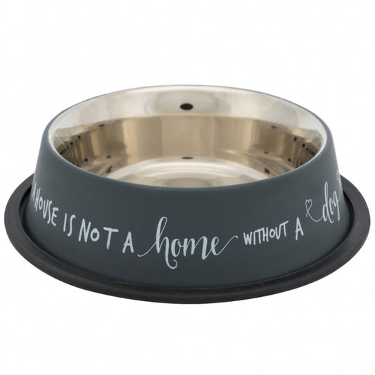 Trixie roestvrijstalen voerbak Home voor honden - 0,9 l/ø 23 cm