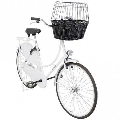 Trixie Fietsmand van Wilg met Rooster - zwart