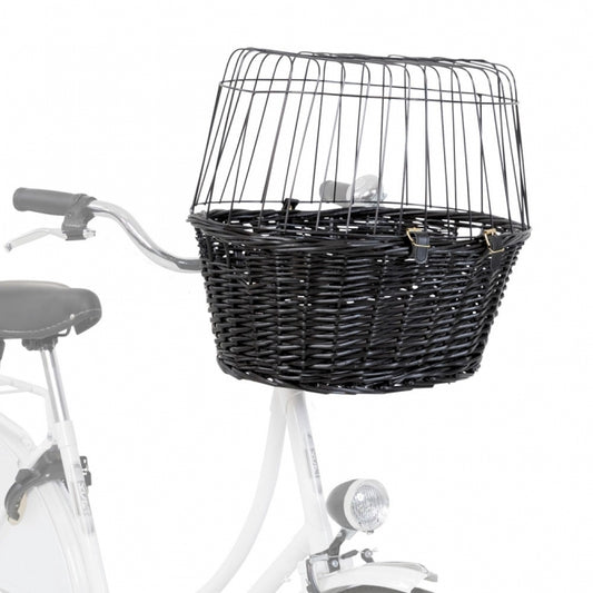 Trixie Fietsmand van Wilg met Rooster - zwart