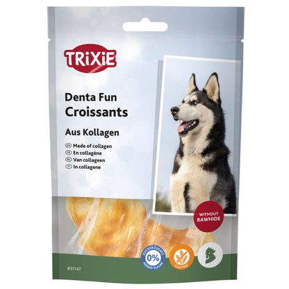 Trixie Denta Fun Croissants van collageen - 2 St./80 g