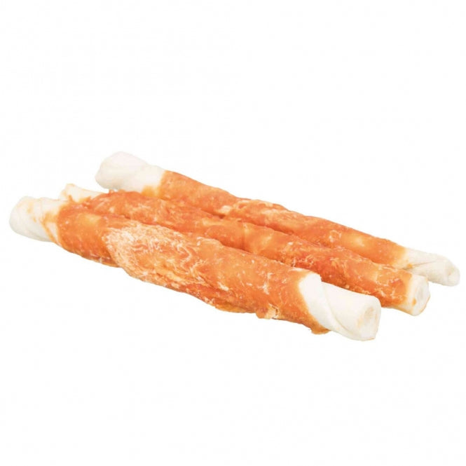 Trixie Denta Fun Kip Kauwrollen - 17cm / 3 stuks