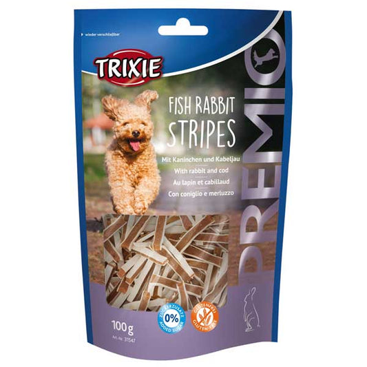 Trixie PREMIO Vis Konijn reepjes - 100 g