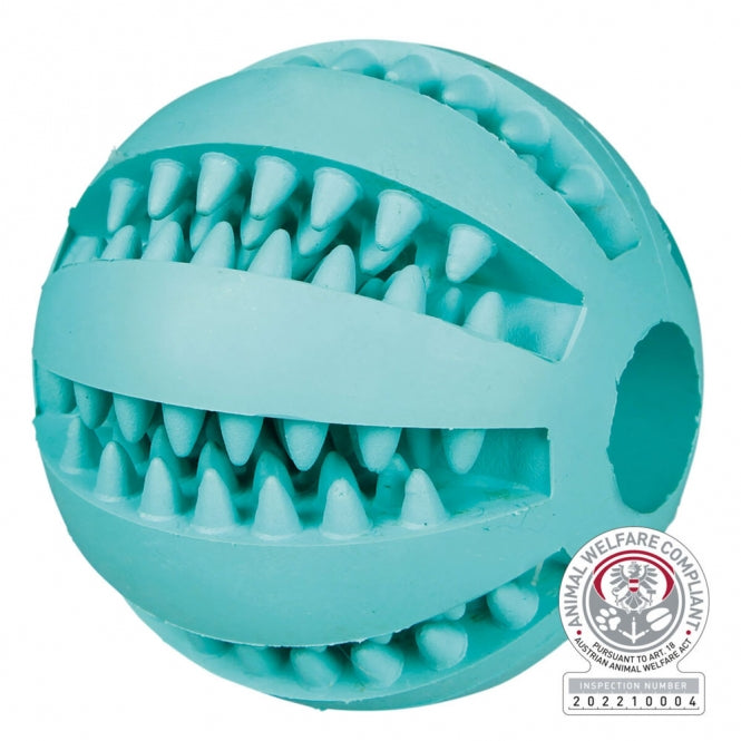 Trixie Denta Fun Bal met Muntsmaak - 5 cm