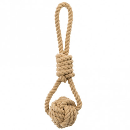 Trixie BE NORDIC Speeltouw met Ingevlochten Bal - ø 7/20 cm