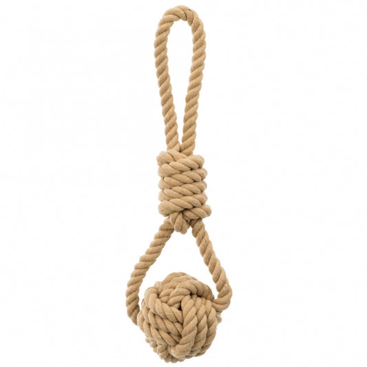 Trixie BE NORDIC Speeltouw met Ingevlochten Bal - ø 7/20 cm
