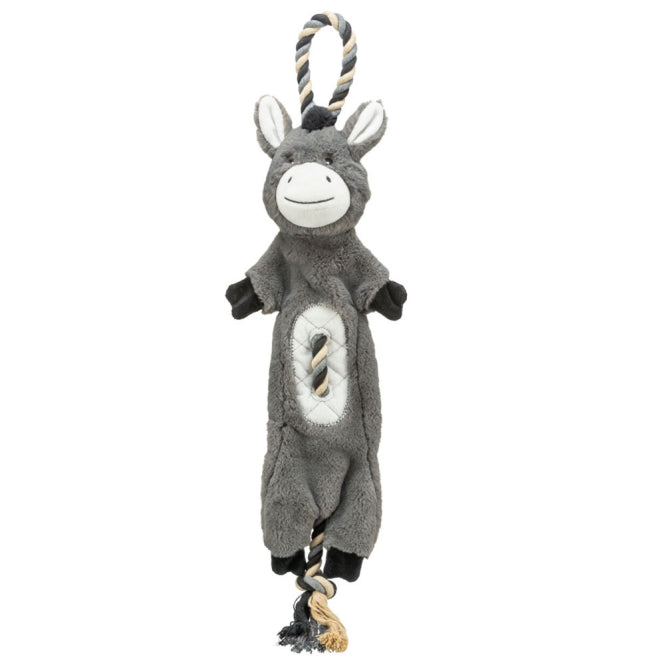 Trixie Ezel van Pluche en Touw - 66 cm