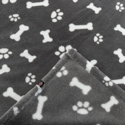 Trixie Deken Kenny - Grijs - 75 × 50 cm