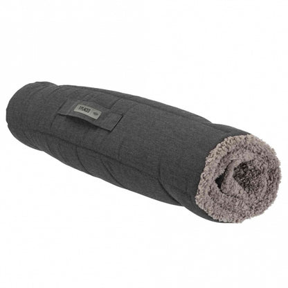 Trixie reisdeken Bendson - donkergrijs/lichtgrijs - 100 × 65 cm