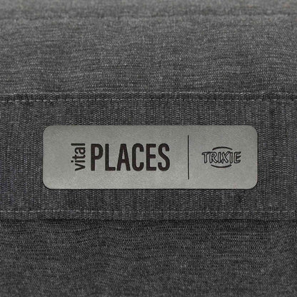 Trixie reisdeken Bendson - donkergrijs/lichtgrijs - 120 × 80 cm