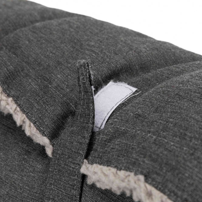 Trixie reisdeken Bendson - donkergrijs/lichtgrijs - 100 × 65 cm