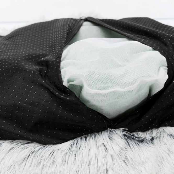 Trixie bed Harvey - rond - wit-zwart / 50 cm