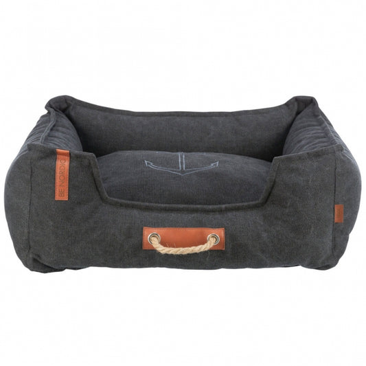 Trixie BE NORDIC bed Föhr - Zwart - 80 × 60 cm