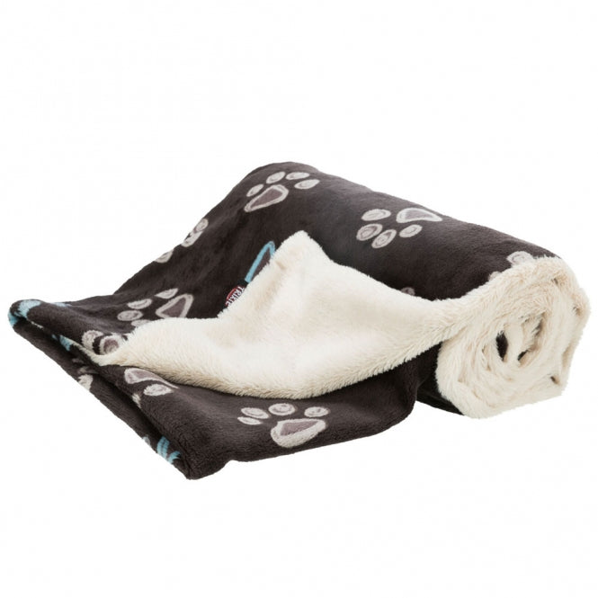 Trixie - Pluche deken Jimmy - taupe/beige - 150 × 100 cm