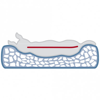 Trixie Vital bed Loki - grijs - 80 × 60 cm