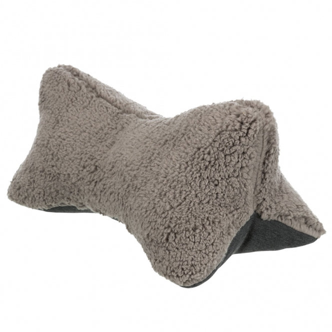 Trixie Bendson kussen - 40 x 22 cm - lichtgrijs/donkergrijs