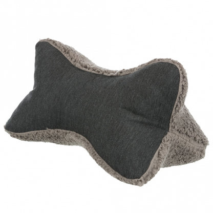 Trixie Bendson kussen - 40 x 22 cm - lichtgrijs/donkergrijs