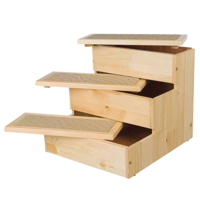 Trixie grenen houten trap - 40 × 38 × 45 cm