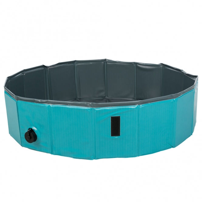 Trixie Dogpool - petrol/grijs - ø 70 x 12 cm