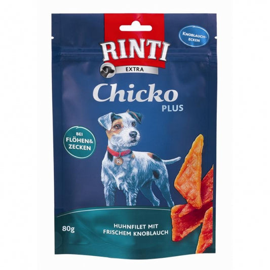 Rinti Extra Snack Chicko Knoflookhoekjes - 80 g
