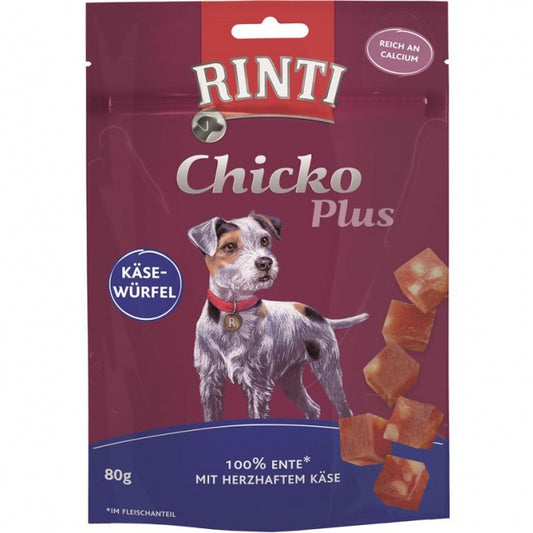 Rinti Chicko Kaasblokjes met Eend - 80 g