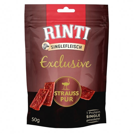 Rinti Exclusive Snack Struisvogel - 50 g
