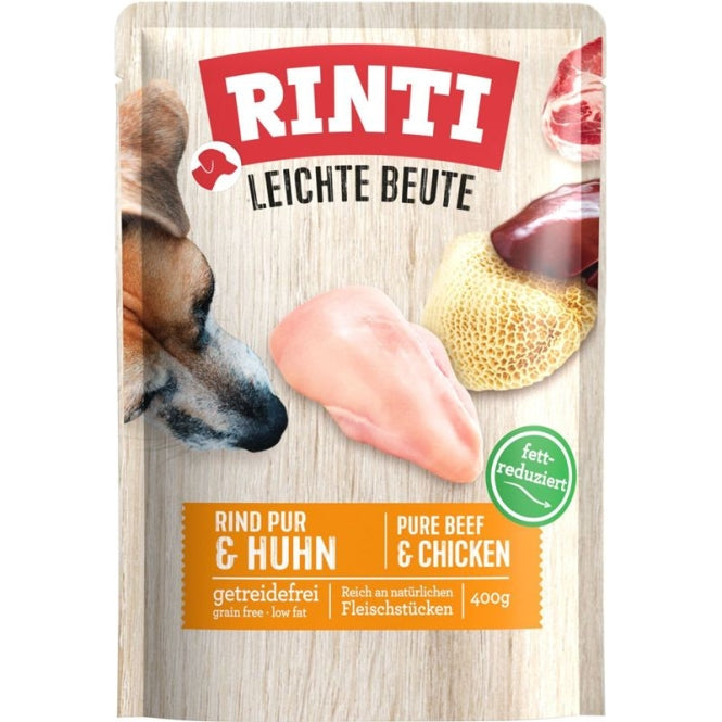 Rinti Lichte Buit Rund Puur & Kip - 400 g (pouch)