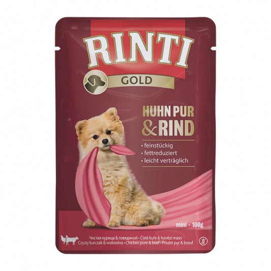 Rinti Gold Kip Puur & Rund - 100 g (pouch)