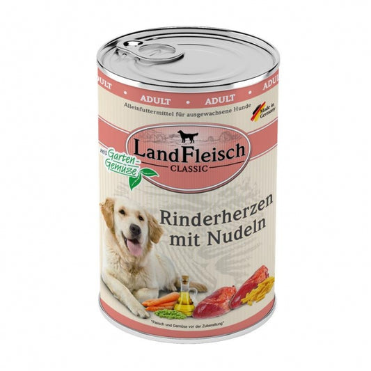 Landfleisch Dog Classic Rundharten met Pasta & Tuingroente - 400 g
