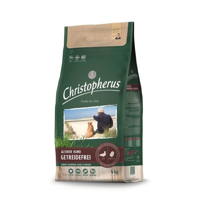 Christopherus Graan-vrij Senior Eend & Aardappel - 4 kg