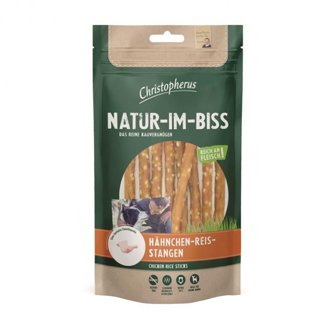 Christopherus Snack Kip-Rijst Sticks - 70 g
