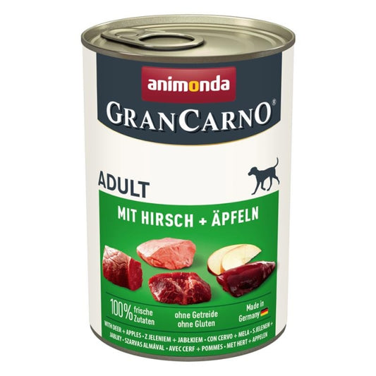 Animonda GranCarno Adult met Hert & Appel - 400g