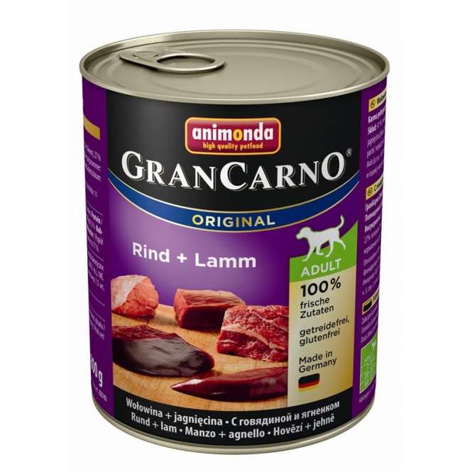 Animonda GranCarno Adult Rund & Lam - 800g